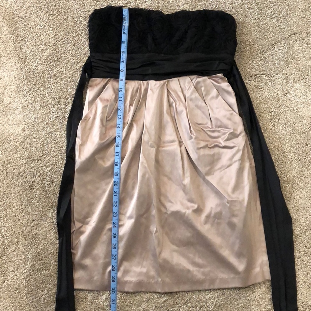⭐️5 for $25⭐️Champagne & black dress